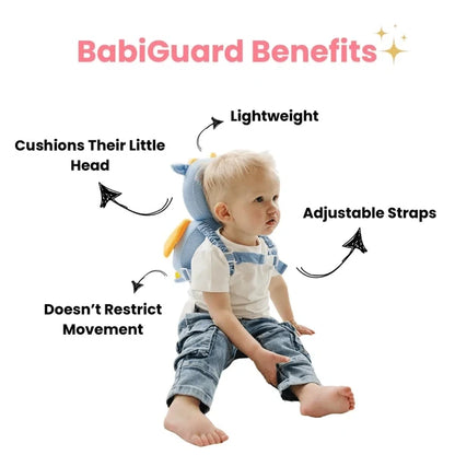 bubmelia™ Baby Head Protector Backpack