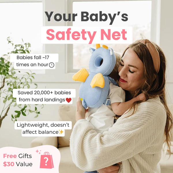bubmelia™ Baby Head Protector Backpack