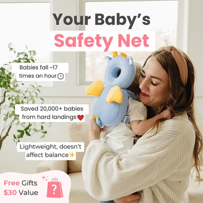 bubmelia™ Baby Head Protector Backpack
