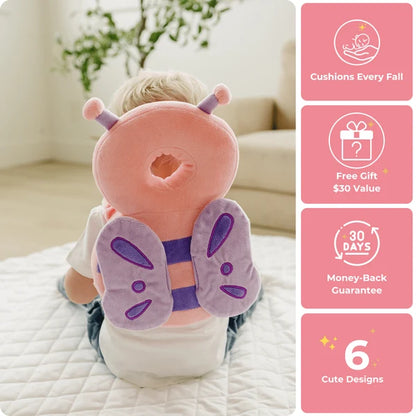 bubmelia™ Baby Head Protector Backpack