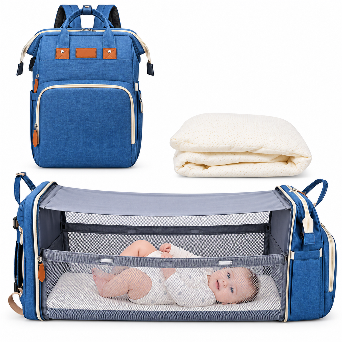 bubmelia™ 3-in-1 Diaper Bag Backpack