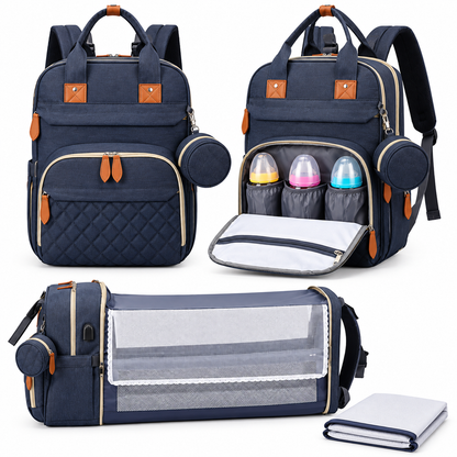 bubmelia™ 3-in-1 Diaper Bag Backpack