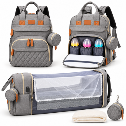 bubmelia™ 3-in-1 Diaper Bag Backpack